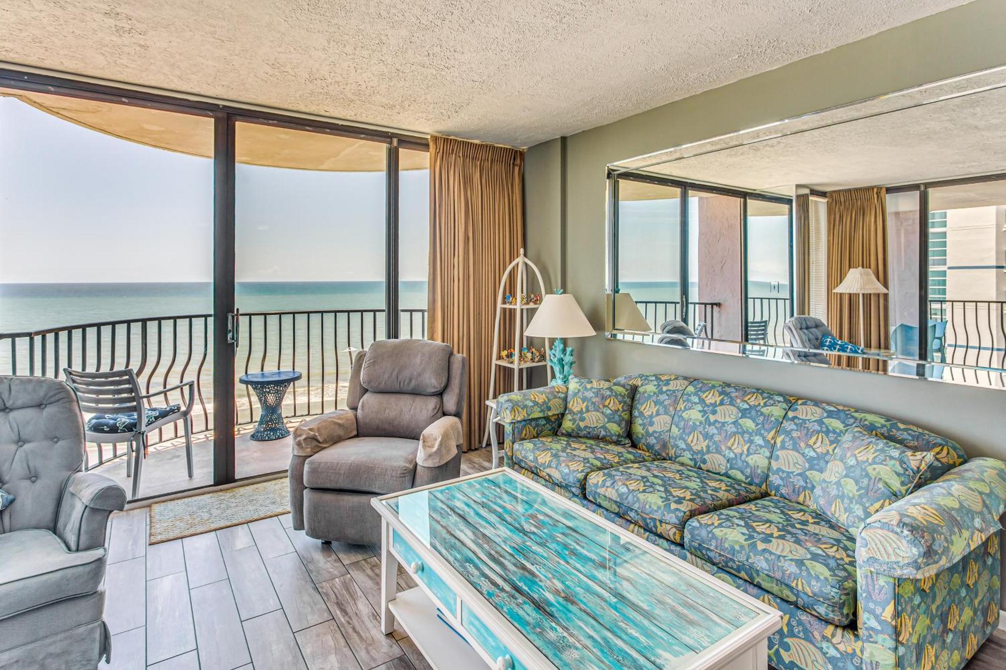Myrtle Beach Oceanfront Condo With Covered Balcony! Dış mekan fotoğraf