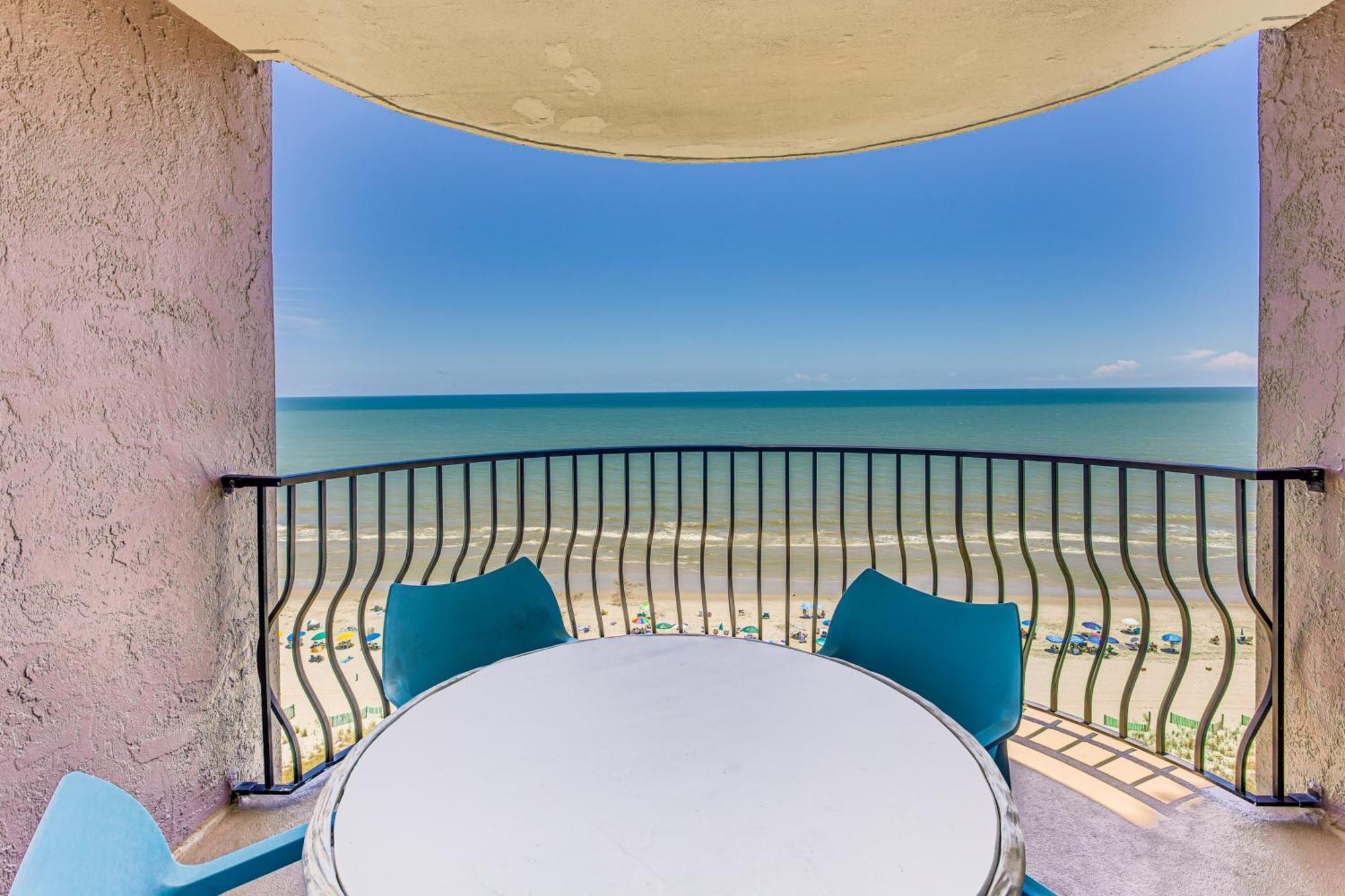 Myrtle Beach Oceanfront Condo With Covered Balcony! Dış mekan fotoğraf