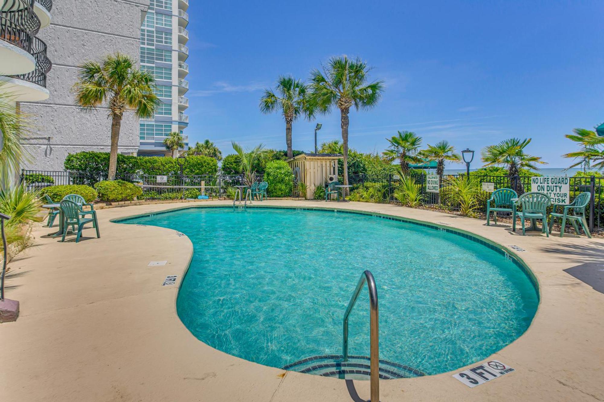 Myrtle Beach Oceanfront Condo With Covered Balcony! Dış mekan fotoğraf