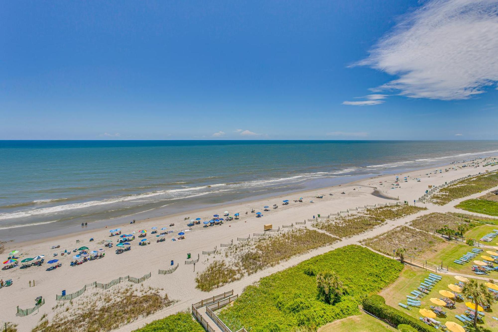 Myrtle Beach Oceanfront Condo With Covered Balcony! Dış mekan fotoğraf