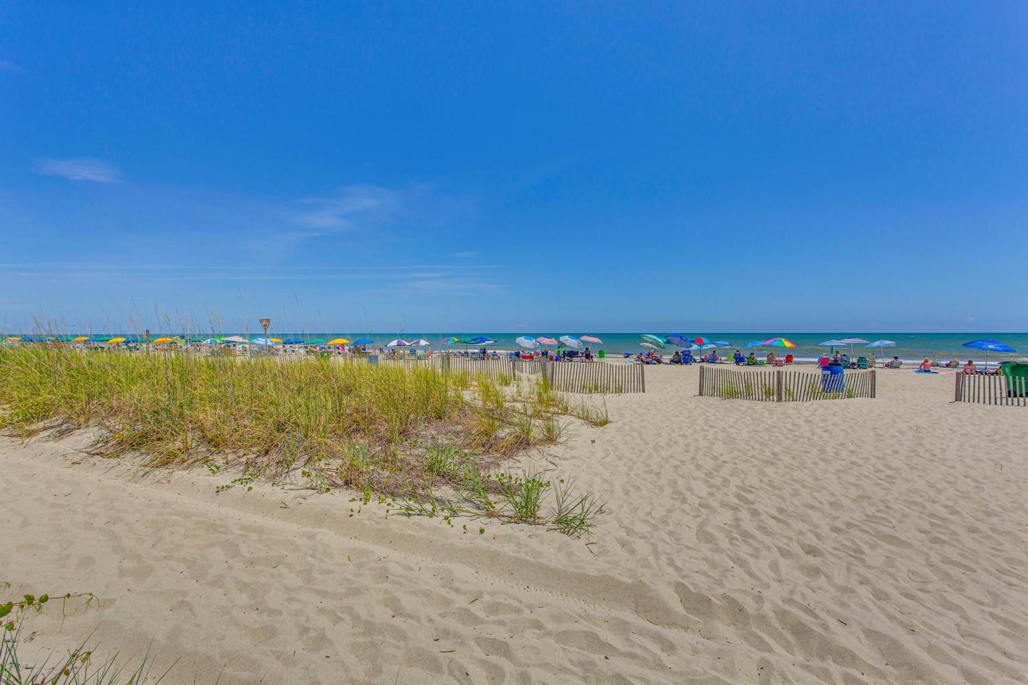Myrtle Beach Oceanfront Condo With Covered Balcony! Dış mekan fotoğraf