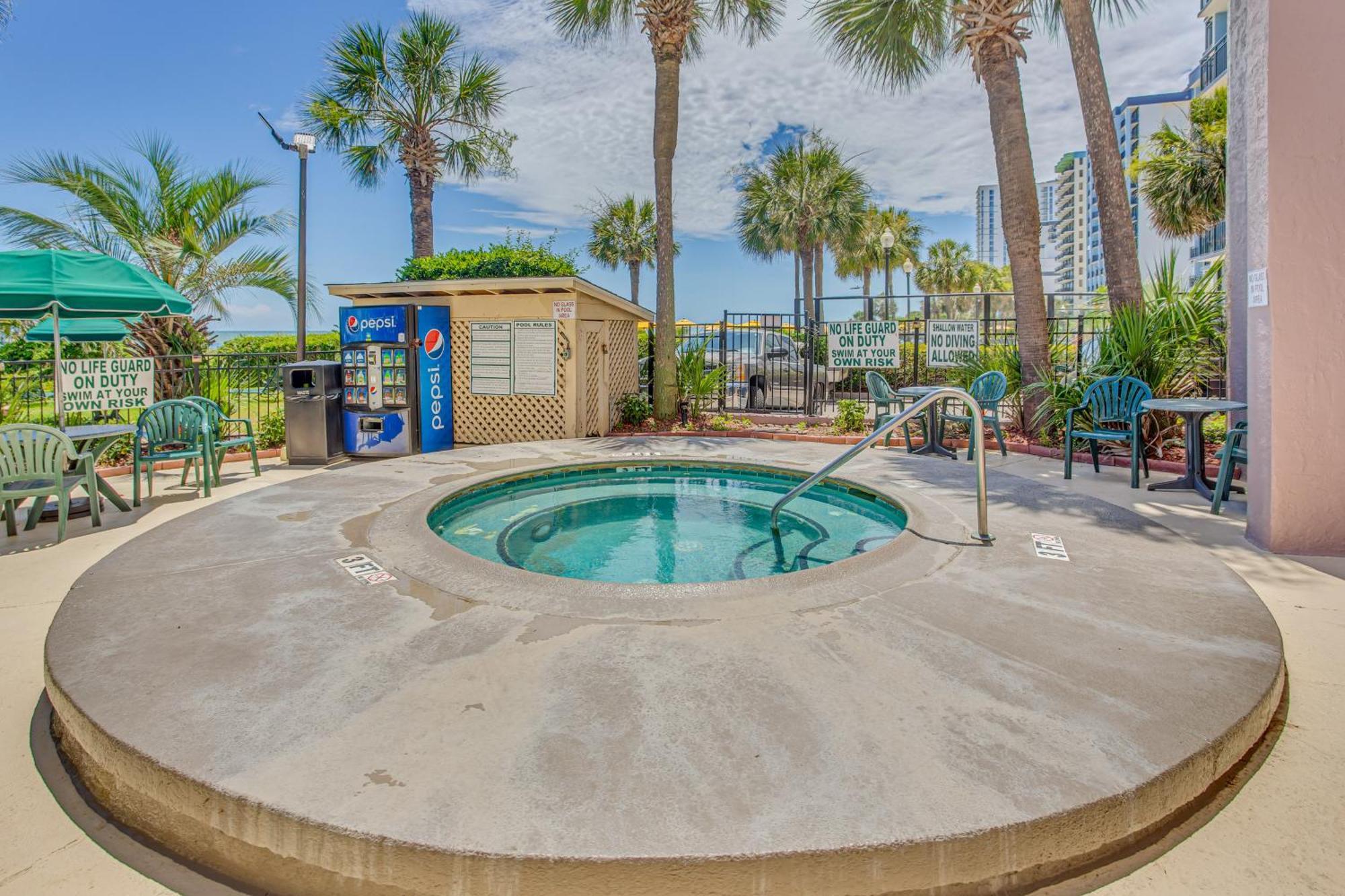 Myrtle Beach Oceanfront Condo With Covered Balcony! Dış mekan fotoğraf