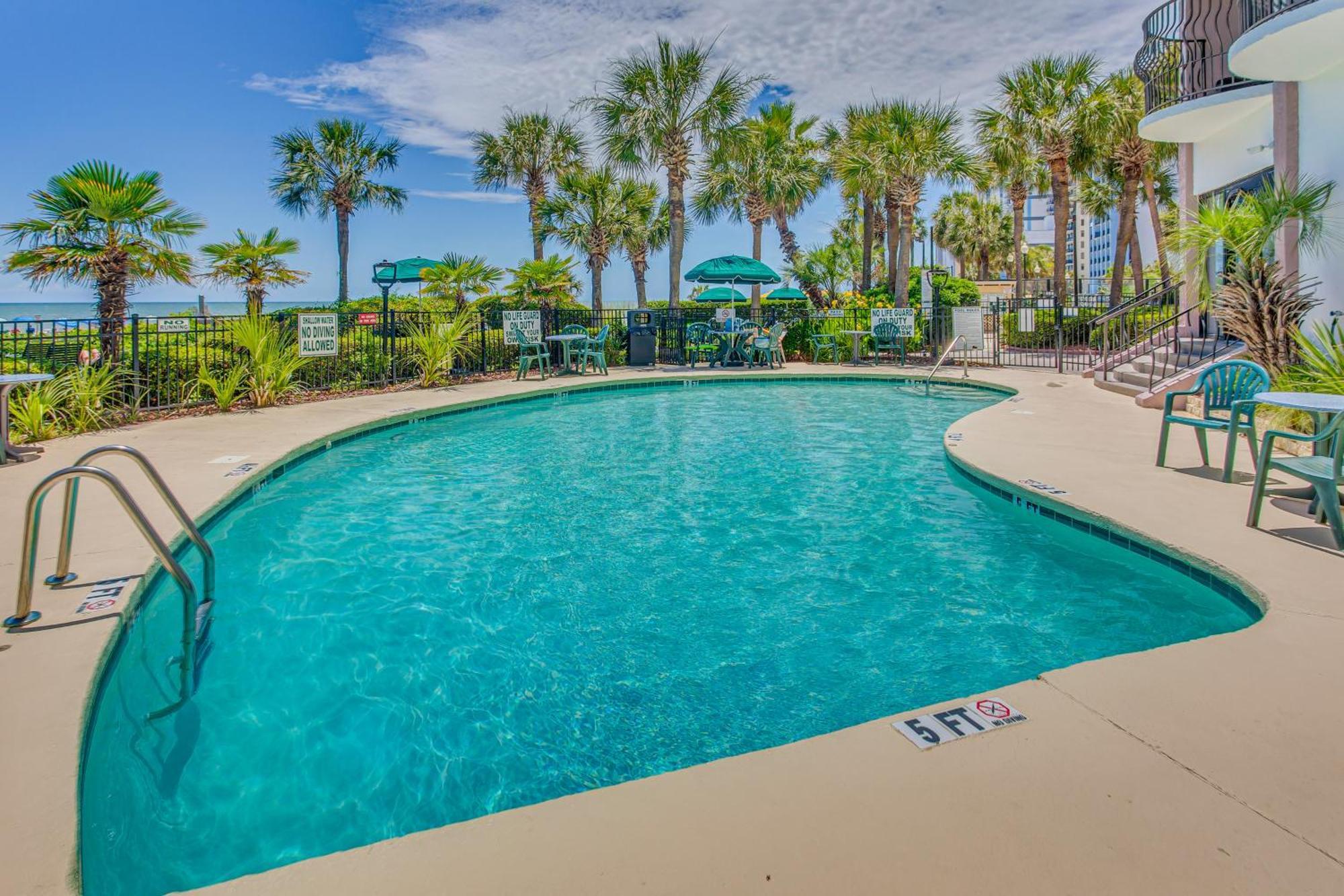 Myrtle Beach Oceanfront Condo With Covered Balcony! Dış mekan fotoğraf