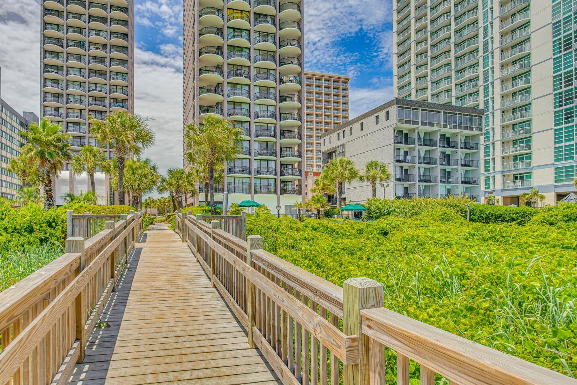 Myrtle Beach Oceanfront Condo With Covered Balcony! Dış mekan fotoğraf